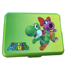 Super Mario Yoshi Universal Travel Hard Green Case & Nintendo With Cloth /Stylus